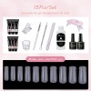 Kit Para De Polygel Uñas Completo Acrilico Uñas Con 15pcs