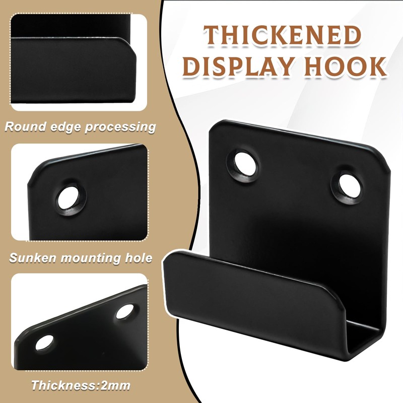 12 Pack Mirror Clips for Wall Mounting, Heavy Duty Mirror