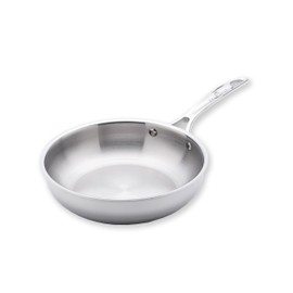 USA Pan Cookware 5-Ply Stainless Steel 8 Inch Sauté Skillet, Oven and Dishwasher Safe, Made in the USA