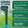 Mole Repellent for Lawns 4 Pack,Solar Gophe Repeller Ultrasonic Gopher