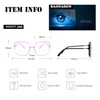 BAODAREN Blue Light Blocking Glasses Oversized Square Frame Women/Men Anti