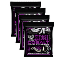 4 PACK Ernie Ball 2720 Cobalt Power Slinky Electric Guitar Strings
