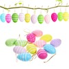 24 x Easter Eggs for Hanging, Colourful Plastic Eggs Easter,