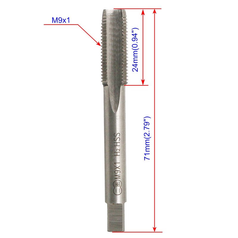 Aopin M9 x 1 Taper Hand Tap HSS Metric High