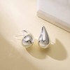 Silver Teardrop Earrings Dupe for Women Bottega Earrings Set Chunky