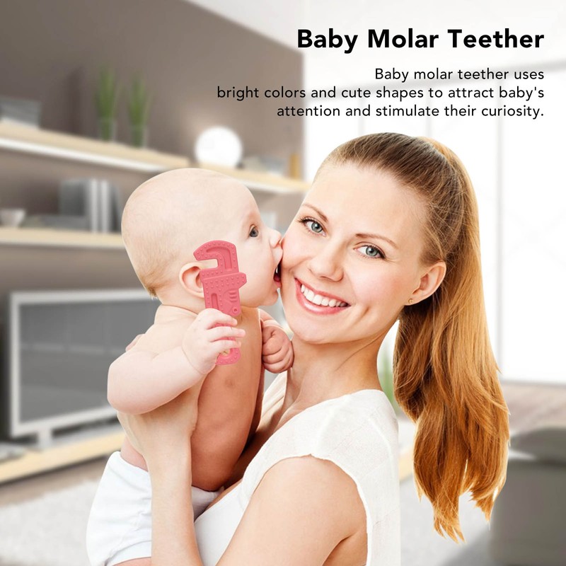 8Pcs Silicone Baby Teether Toys Soothe Babies Sore Gums Soft
