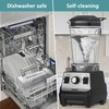OMMO Blender 1800W, Professional High Speed Countertop Blender with Stainless
