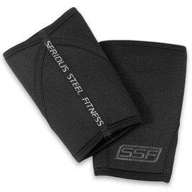 SERIOUS STEEL FITNESS Neoprene Weightlifting Knee Sleeve (7 mm)