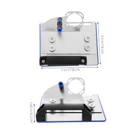 Tofficu Tile Chamfering Tool for Angle Grinder Durable Chamfer Attachment for Precision Tile and Cutting Easy to Use Stand Base for DIY and Professional Projects