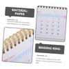 TEHAUX 2025 Desk Calendar Cubicle Small Desktop Calendar Chinese Lunar