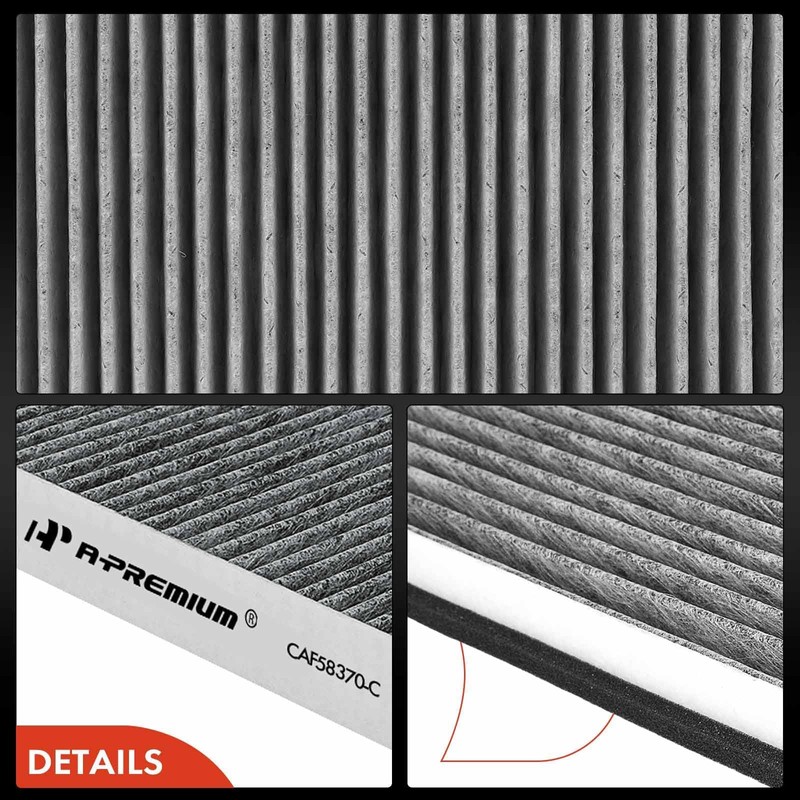 A-Premium Filtro de aire de cabina con carbón activado compatible