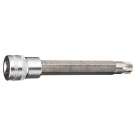 TONE 3TX-T55L Long Torx Socket (Strong Type), 0.3 inch (9.5 mm) Drive Angle (3/8") T55