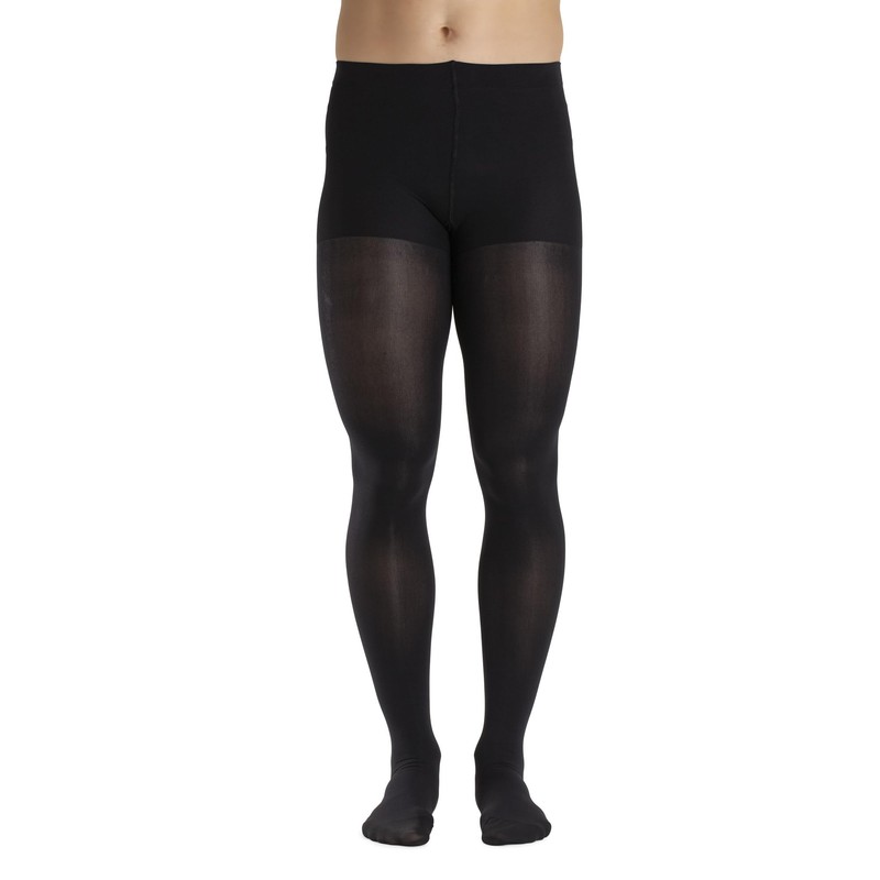 Relaxsan M1180 (Black, Sz.1) Soft microfiber medical compression tights -