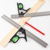 1 Piece Square Tool, Stainless Steel Measuring Tool, Multi-Function Ruler,