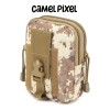 LJK Bolsa Morral Tactica Celular Cinturon Multiuso Camuflaje Mil