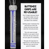 Buttendz Flux Z Hockey Stick Replacement Grip, Reusable Design, Large