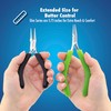 Beadalon Designer Series Slim Semi-Flush Cutter, Black Vinyl-Free Grips, Stainless