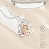 CELESTIA Necklace Mother Daughter and Son Heart Necklace 925 Silver