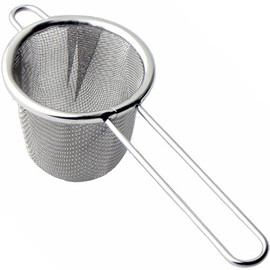 Nagao Tea Strainer, Deep Type, Double Layer, Small, 18-8 Stainless Steel, Made in Japan