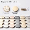 12 Pcs Strong Cool Goth Round Fridge Magnets,Small Heavy Duty