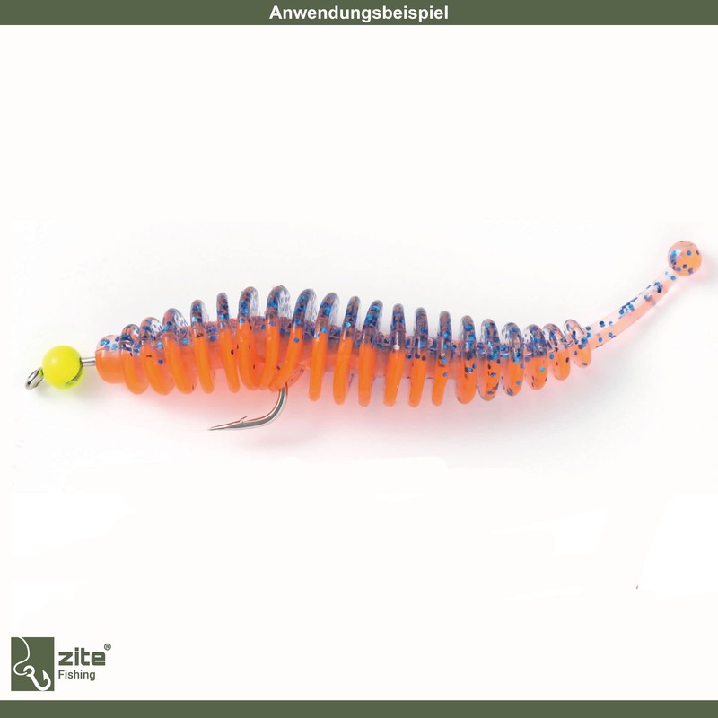 Zite Fishing Tungsten Jig Hook Set Neon - 9 Pieces