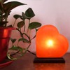 NatureBoost Himalayan Pink Salt Heart Lamp Comes with Dimmer Switch