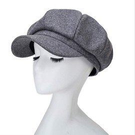 Magik Artist clásico Newsboy Cabbie Peaked Boina Cap Warm Baker Boy Visor Sombrero Flat Cap, Marino, Talla única