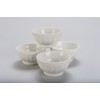 BIA Cordon Bleu 8-Ounce Fluted Bowl, Set of 4, White