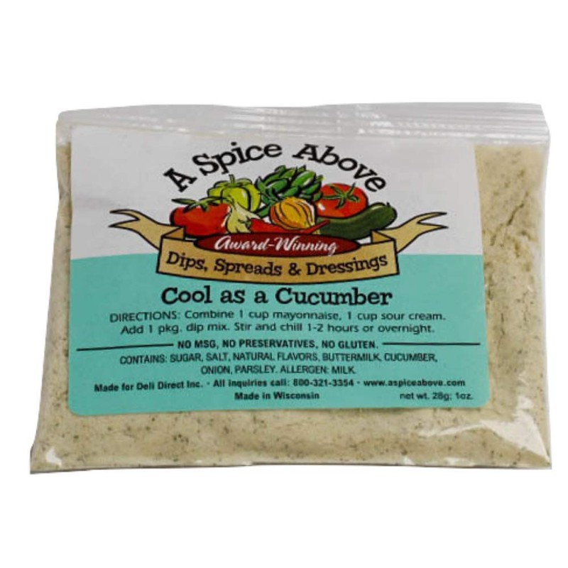 A Spice Above 8 Pack Variety of Dips, Gluten Free,