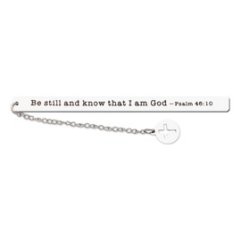 Christian Gifts for Women Men Bible Bookmark for Girls Boys Bookish Gifts for Book Lovers Gift Ideas Be Still and Know That I Am God Book Marks for Reading Accessories for Teens Religious Book Markers