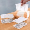 White Tissue Dispenser Tissue Box Spring Support-Spring Loaded Lifting Spring