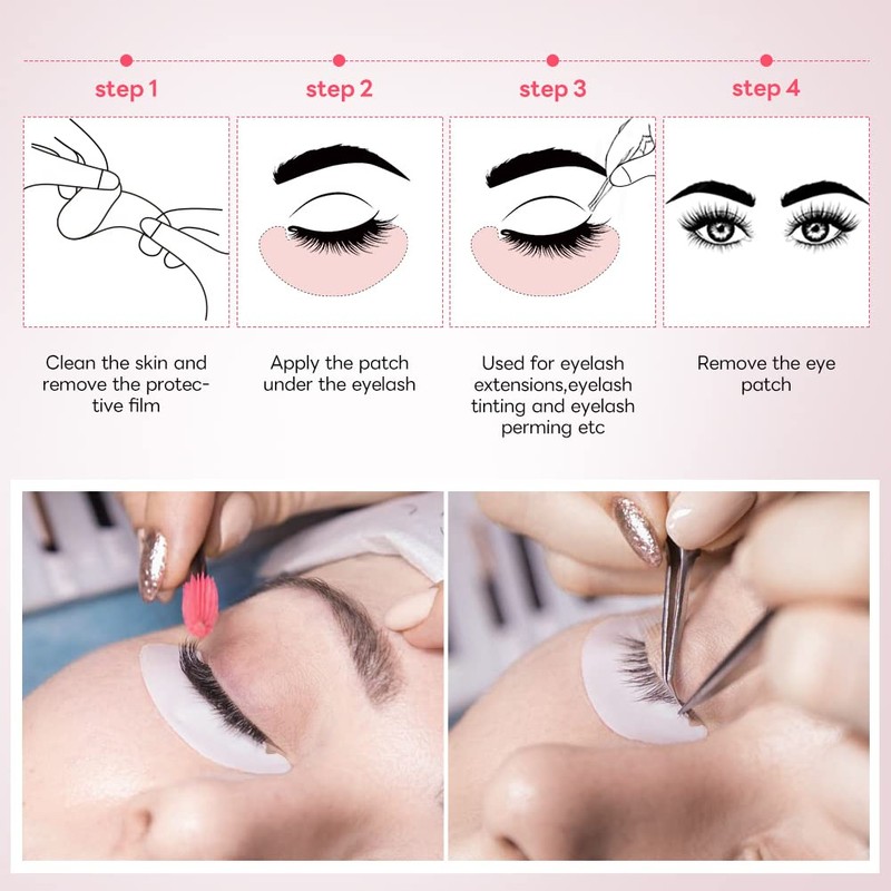 Lunamoon Eye Pads for Eyelash Extension Eyelash Pads Eye Pads