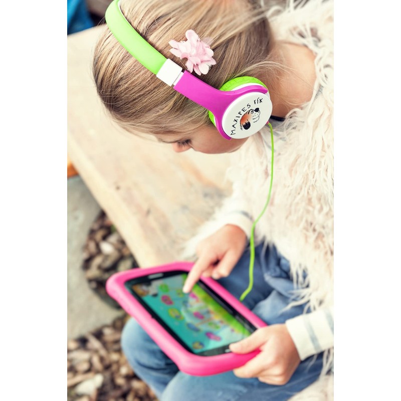 GOGEN Maxipes Headphones for Children, 1.2 m Cable, Volume Limiter,