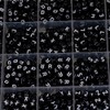 WangLaap 1450Pcs Acrylic 4x7mm Round Letter Beads Kits Alphabet A-Z