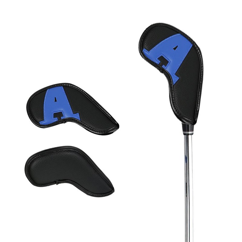 10PCS Iron Head Covers PU Leather Club Covers Waterproof Head