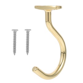 Gatuida 1 Set Multi Function Pool Hook Durable Cue Hook for Billiard Tables Convenient Snooker Accessories Gold for Storage and Organization