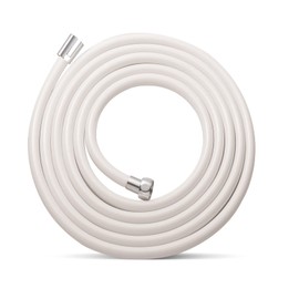 OFFO Ultra-Flex Shower Hose, 138 Inches Premium RV PVC Handheld Shower Head Hose Flex Hoses Extension with Brass Insert and Nut for Bathing Pet Bathing, Matte White