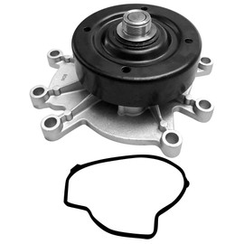 BOXI Water Pump with Gasket for Dodge Ram 1500 Dakota Durango Jeep Grand Cherokee Commander Mitsubishi Raider Chrysl-er Aspen 3.7L V6 / 4.7L V8 Engine 252-813 89036348