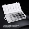 300Pcs E-Clip E-Clip Replacement Set External Retaining Assortment, 2mm to