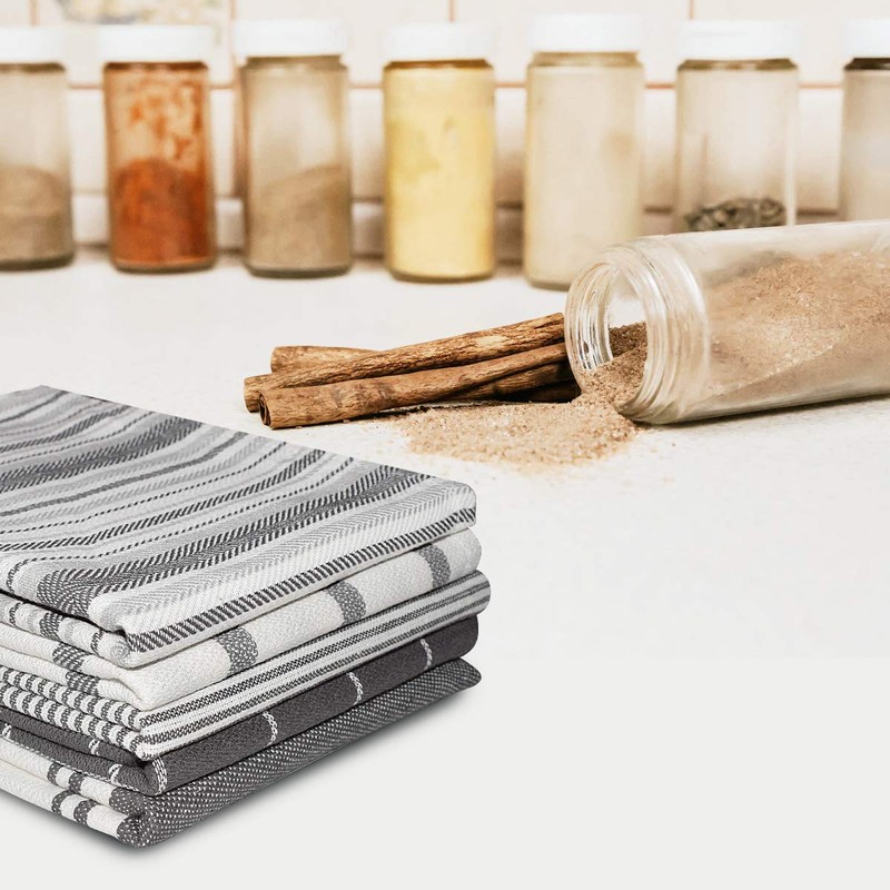 Elfranso Tea Towels – 100% Cotton Kitchen Tea towels- Pack