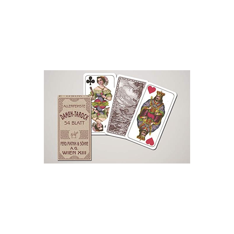 Piatnik - Finest Ladies Tarot 54 Sheets White