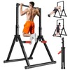 WATBKHE Power Tower Pull Up Dip Station Foldable, Pull Up