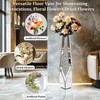 Artloge Mirror Floor Vase Crushed Diamond Silver Bling Centerpiece 33.6