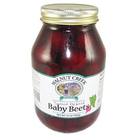 Sweet Pickled Baby Beets One Quart Jar Walnut Creek