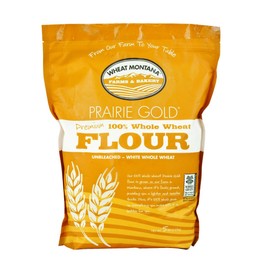 Wheat Montana Prairie Gold 100% Whole Wheat Flour (Case of Eight – 5 Lb. Bags)