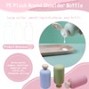 YXQ 10oz Refillable Squeeze Bottles,Plastic Travel Bottles with Flip Cap