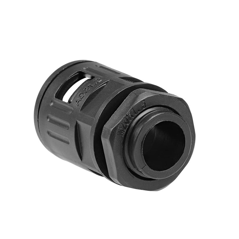 uxcell Cable Gland Corrugated Tube Connector AD21.2 Pipe Joint Clamps
