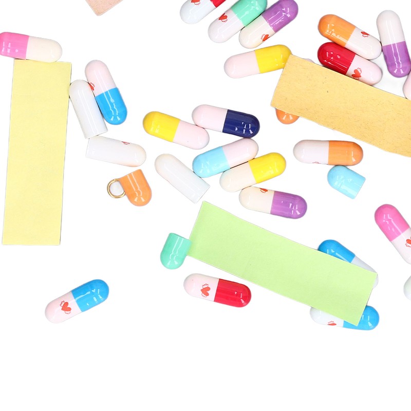 370Pcs Message Capsules Deliver Message Cute Patterns Cute Love Capsules