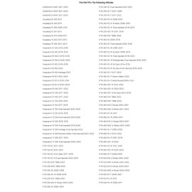 Tusk Kickstand Rubber Strap Pair Orange for KTM 525 EXC 4-Stroke 2003-2007