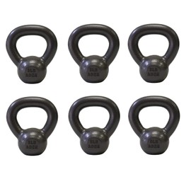 Ader 5lb x 6pcs Premier Kettlebell Set